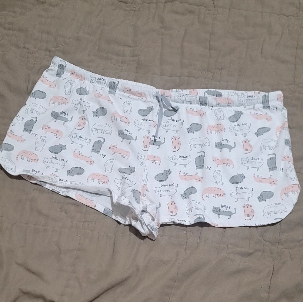 Sleepy Kitty Lounge Shorts
